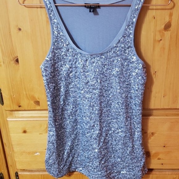 Express Sequin Tank - Picture 1 of 4